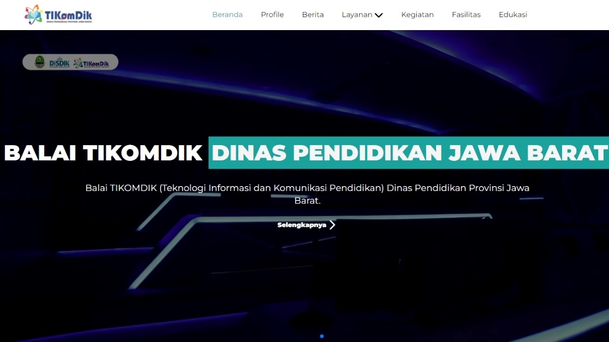 Website UPTD Tikomdik